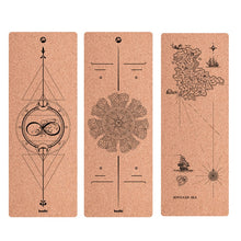 Load image into Gallery viewer, TPE+Cork Non-slip Yoga Mat